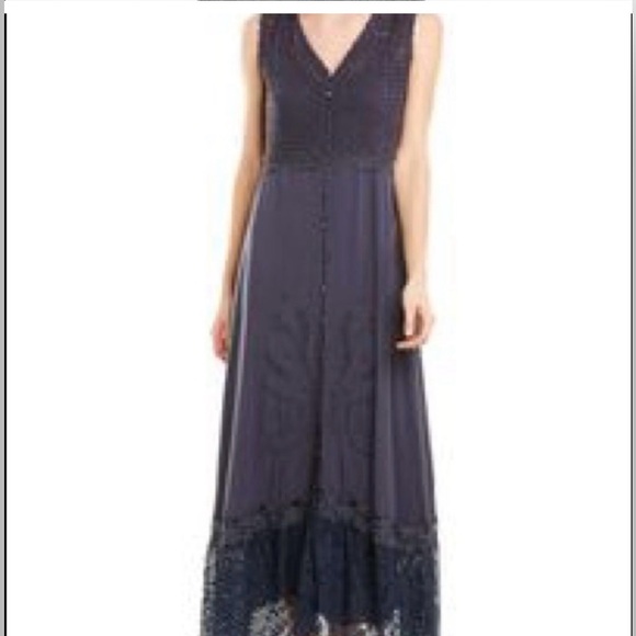 Johnny Was love Boho Maxi Dress Blue XS+ JW Reusable Bag - Picture 7 of 16